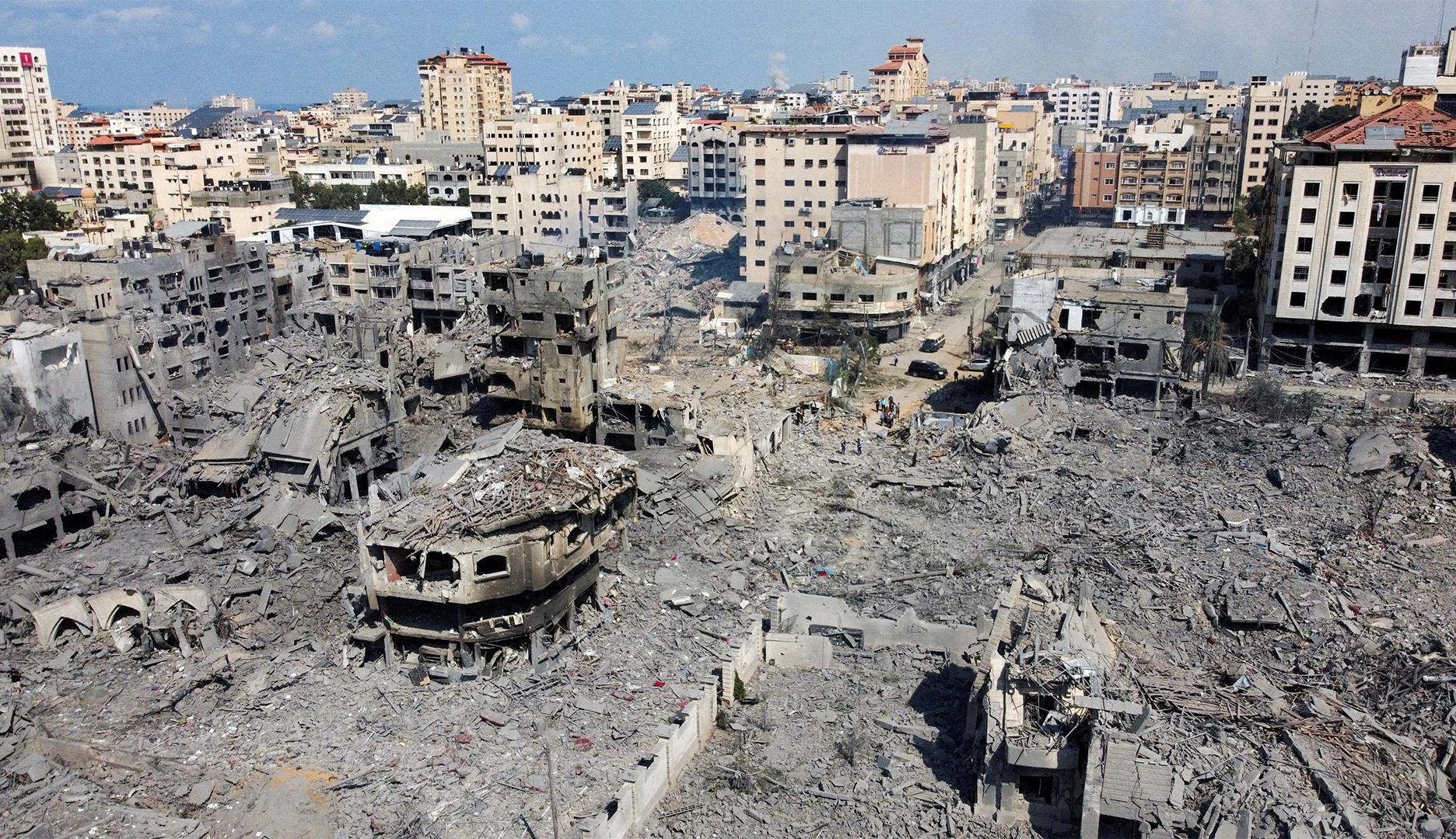 The magnitude of damage in Gaza (Al-Jazeera).